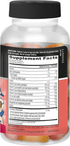 Airborne Kids Immune Support Gummies, Sabor Frutas Variadas, 42 unidades - 500 mg de Vitamina C + Vitaminas A, D, E + Zinc, Selenio, Manganeso | Mezcla de Hierbas | Sabor Natural
