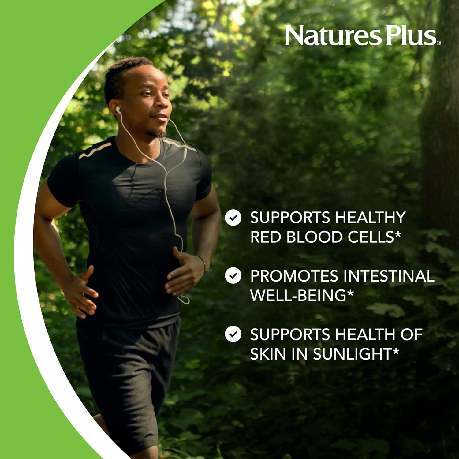 NaturesPlus PABA 1000 mg - 60 comprimidos de liberación sostenida