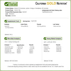 California Gold Nutrition Vitamina D3 Gominolas, Sabor Limón, Naranja y Fresa, 90 Gominolas (25 mcg / 1000 IU por Gominola)