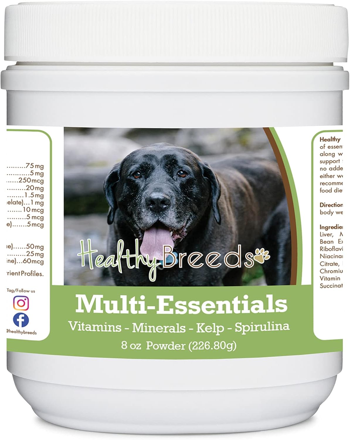 Healthy Breeds Mastador Multi-Essentials en Polvo para Perros - Suplemento de Vitaminas, Minerales y Antioxidantes - 227 g