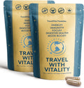 TravelVita Natural Travel Pills - Complemento para Viajeros (60 Días)