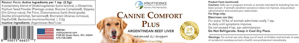 Vitality Science TRDV Protocol for Dogs | Probióticos para Diarrea y Soporte Digestivo | Tamaño Pequeño (Sabor a Carne)