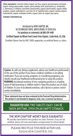 New Chapter Multivitamínico Avanzado para Mujeres - Fórmula con Nutrientes Fermentados, Vitamina D3 y Hierro, 120 Cápsulas