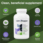 CalmSupport: Complemento para el Estrés y la Relajación - Ashwagandha, Valeriana, GABA - 60 Cápsulas
