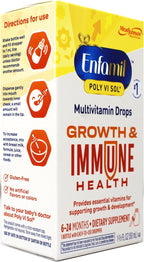 Enfamil Poly-Vi-Sol with Iron - Multivitamin Drops for Infants and Toddlers, 50 mL