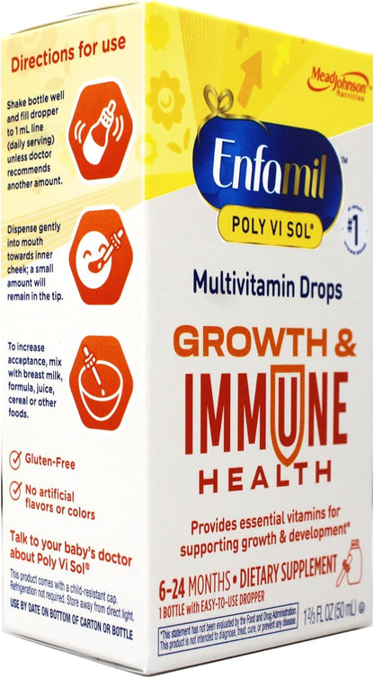 Enfamil Poly-Vi-Sol Gotas Multivitamínicas – Vitamina A: contribuye al mantenimiento de la visión normal y al – Image 6