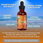 Tropical Oasis USDA Organic Liquid Vitamin C Drops - 60 Servings