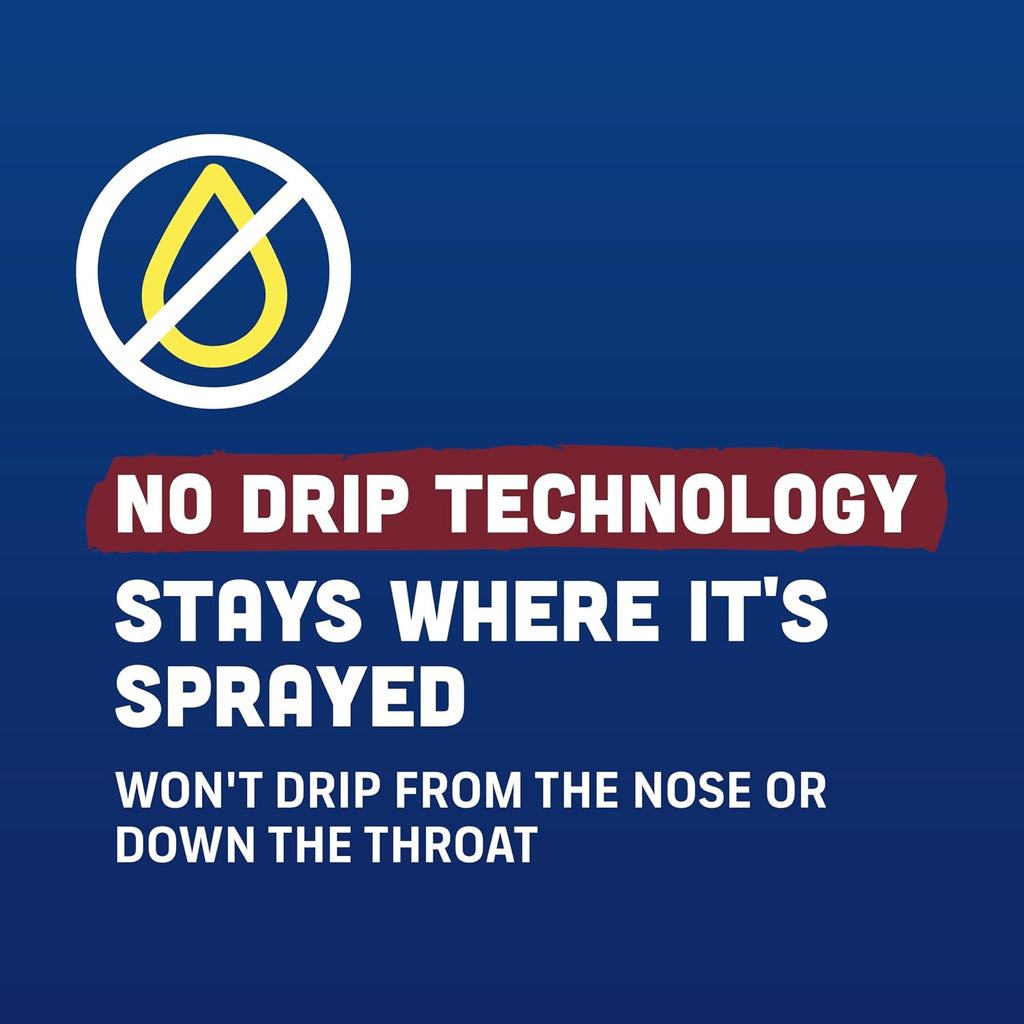 Afrin No Drip Night Spray Nasal - Alivio Rápido de la Congestión Nasal con Manzanilla, 15 ml