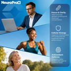 Best 365 Labs NeuroPro+ | Methylene Blue & Vitamin C Complex | Apoyo Energía Mitocondrial y Claridad Mental | 60 Tabletas