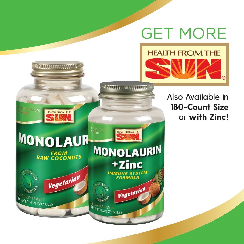 Monolaurin 990 mg - 90 Cápsulas Veganas