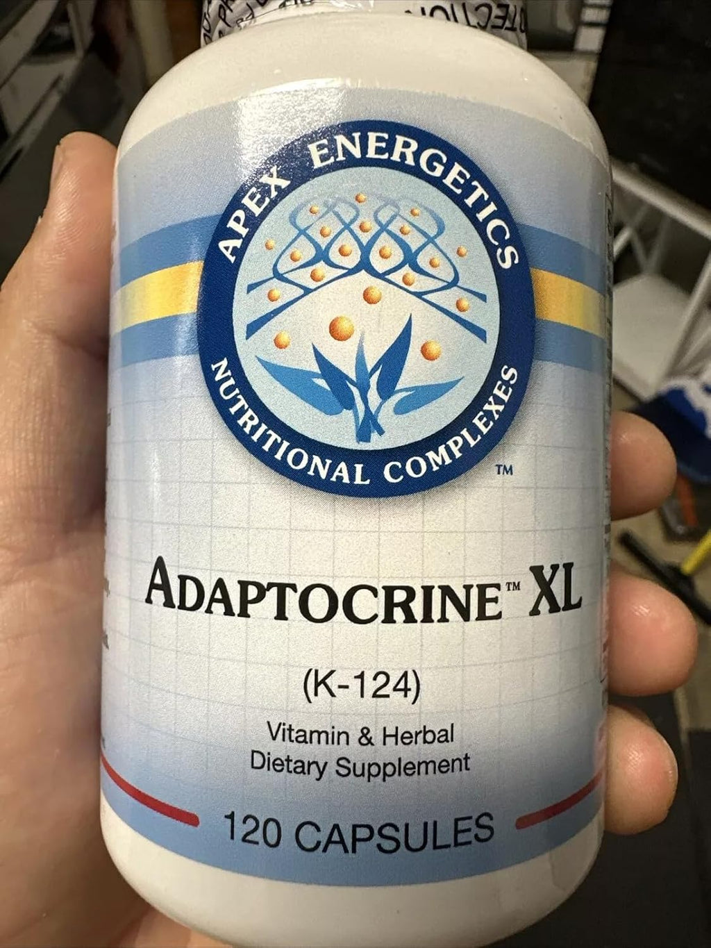 Apex Energetics Adapto-Crine XL (K-124) - 120 Cápsulas