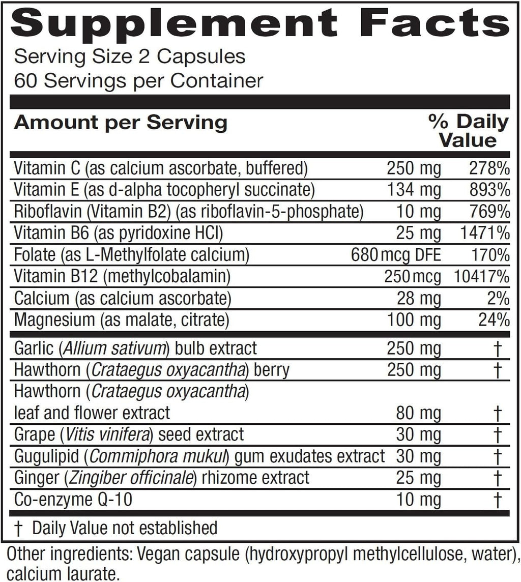 Vitanica CardioBlend - Apoyo Cardiovascular - Vegano - 120 Cápsulas