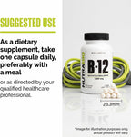 NutraBio Methyl B-12 2000mcg – 90 Cápsulas Vegetales