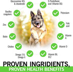 IE 4 in 1 Multivitamínicos para Perros | Apoyo Articular, Salud Inmunológica, Piel y Corazón | 90 Masticables Suaves