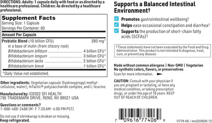 Klaire Labs Ther-Biotic Factor 4 - Probiótico Bifidobacterium (60 Cápsulas) – Image 5
