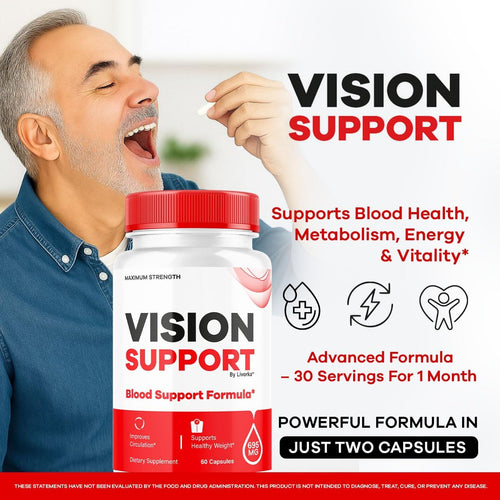 (5 Pack) Vision Support - Suplemento para la Visión, 300 Cápsulas (5 Meses)