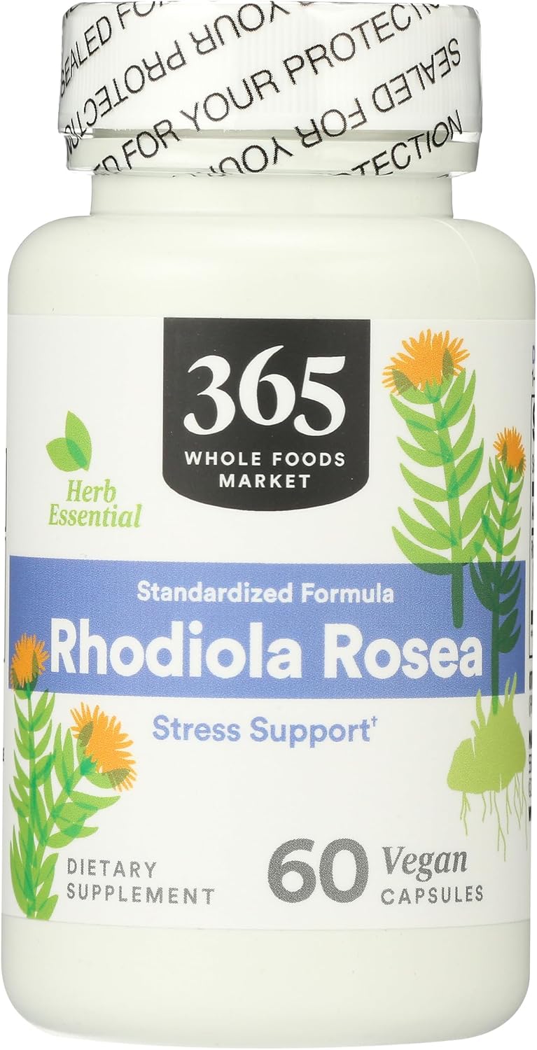 365 by Whole Foods Market, Rhodiola, 60 Cápsulas