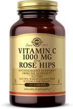 Solgar Vitamin C 1000 mg with Rose Hips - 100 Tablets - Antioxidant & Immune Support - Gluten Free, Vegan