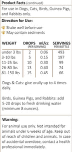 Amber NaturalZ Vibactra — Suplemento Herbal de Apoyo Inmunológico para Mascotas