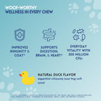 HERBION Pets Multivitamin Chews with Probiotics and Minerals - Duck Flavor