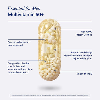 Ritual Multivitamínico Diario Hombres 50+ - 60 Cápsulas Veganas con Menta – Image 5
