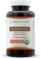 Secrets of the Tribe Barrenwort Orgánico USDA - 120 Cápsulas