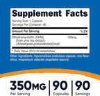 Nutricost Dihydromyricetin (DHM) Cápsulas 350mg, 90 cápsulas - Vegano, Sin Gluten