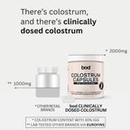 Bod Colostrum Capsules, Calostro Bovino en Cápsulas con 30% IgG, 30 Servicios