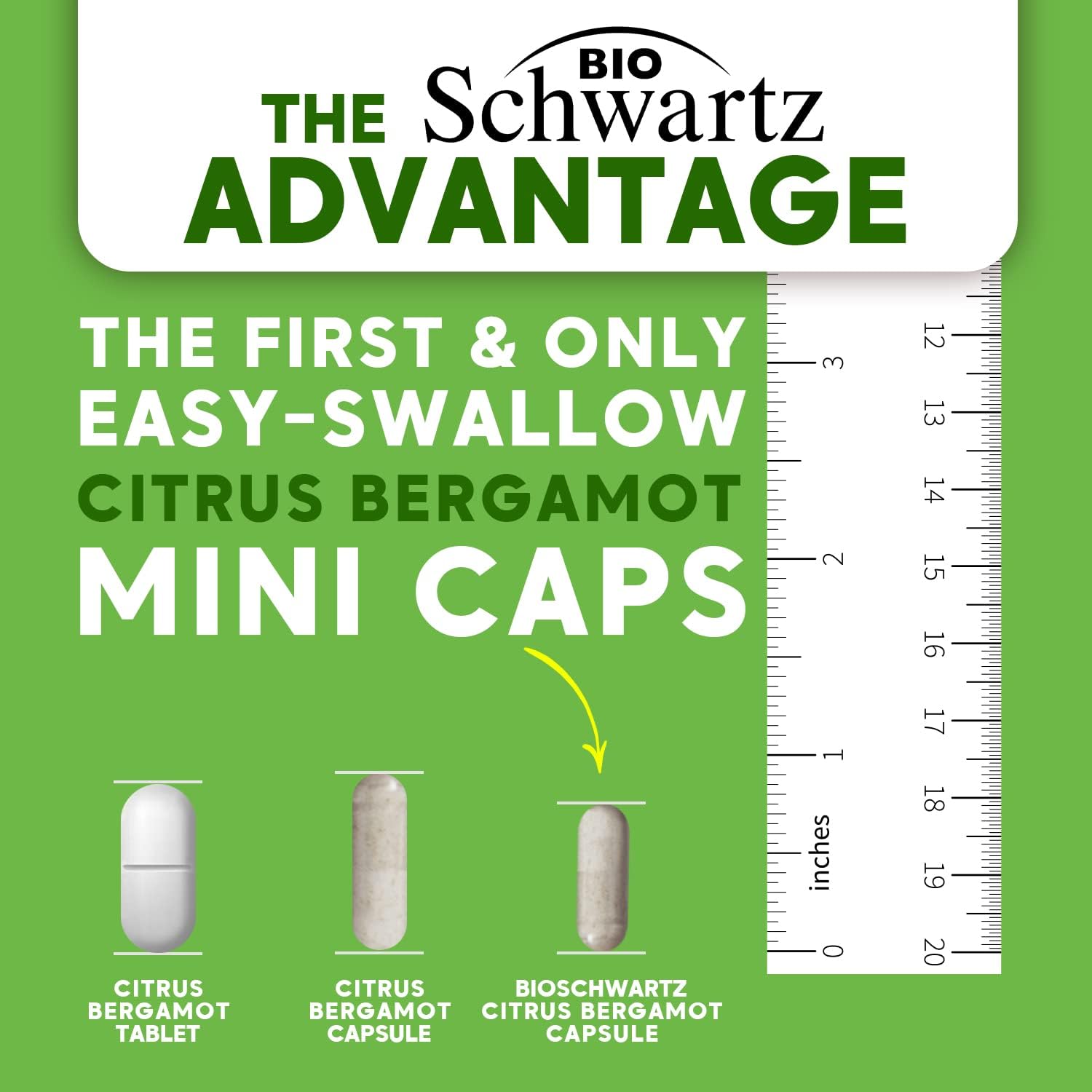 Citrus Bergamot 1000mg - BioSchwartz - 120 Cápsulas Mini