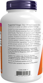 Now Foods Inositol en Polvo, 227 g (8 oz)