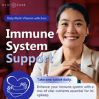 GeriCare One-Daily Multi-Vitamin con Hierro, 100 Comprimidos