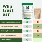 H&C Shankhpushpi Powder (Convolvulus pluricaulis) 227g - Suplemento Ayurvédico para Memoria y Concentración