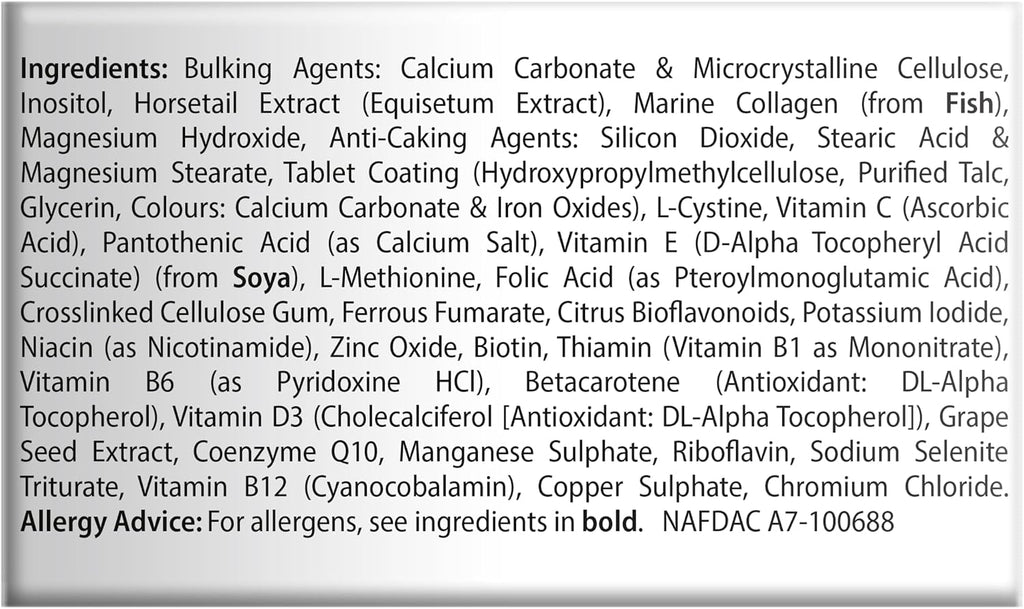 Perfectil Vitabiotics Multivitamínico para el Cabello