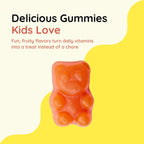 CHILDLIFE ESSENTIALS Multivitamin Gummies for Kids - Gominolas multivitamínicas para niños con DHA, sin azúcar, sabor fresa natural, 90 unidades