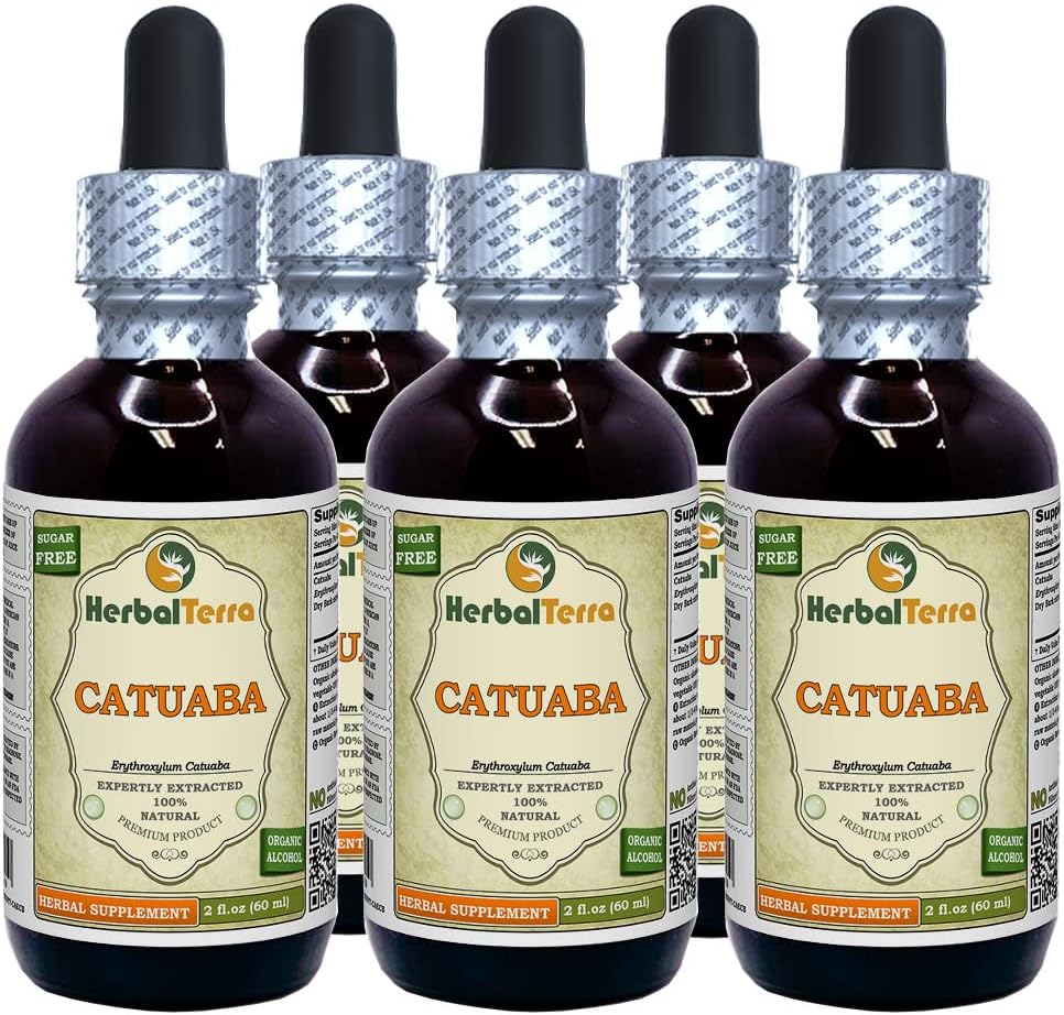 Tintura de Catuaba (Erythroxylum Catuaba) Extracto Líquido de Corteza Seca 120 ml