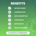 Immortal Drip RIP Bolsitas Nootrópicas de Energía (Wintergreen) – 5 Latas – 15 Bolsitas por Lata – Energía Limpia y Enfoque – 50mg Cafeína, Shilajit, Alpha-GPC, L-Tirosina, Rhodiola