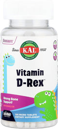 Kal 600 UI Vitamina D3 Comprimidos D-rex Sabor Sandía (120 uds)