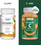 YUM-V'S Gominolas de Vitamina C para Adultos - 250 mg - Sabor Naranja - 100 Gominolas