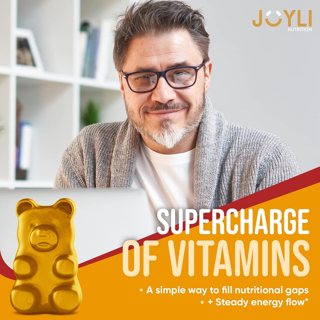 JOYLI Nutrition Multivitamin Gummies - 2 Paquetes (60 Gominolas) - Sin Azúcar