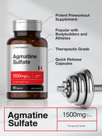 Horbäach Sulfato de Agmatina 1500 mg, 60 Cápsulas
