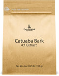 PURE ORIGINAL INGREDIENTS Extracto de Corteza de Catuaba 4:1, 4 oz (113 g) en Polvo Fino