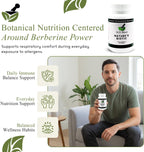 Nature's Biotic Berberine con Complejo de Orégano, Ajo, Vitaminas C y B6, Magnesio y Zinc, 90 Cápsulas