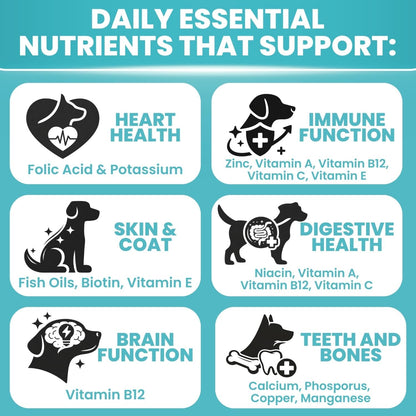 TRATEZ Multivitamínico para Perros 25-en-1 - – Articulaciones y movilidad: componentes que pueden apoyar la – Image 3