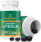 Ulmubra 800 mg Luteolina Liposomal - Suplemento Antioxidante de Alta Absorción, 60 Perlas