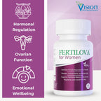 Fertilova - Complemento de Fertilidad para Mujer | 2 Meses de Suministro | 60 Cápsulas Veganas