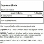 Swanson N-Acetil L-Tirosina 350 mg - 60 Cápsulas