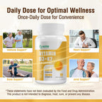 NUTRI POTENTIA Vitamina D3 + K2 con Aceite MCT, 5000 UI D3 y 100 mcg K2 (MK-7), 90 Cápsulas Blandas