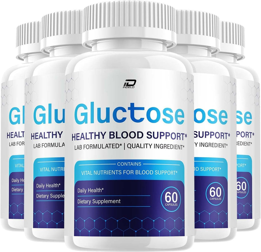 Gluctose Capsules – Suplemento Avanzado, Fórmula Natural (5 Paquetes - 300 Cápsulas)