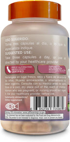 Betel Natural Cerebro B+ Cápsulas - Complejo B con Ginkgo Biloba para el Sistema Nervioso - 90 Cápsulas