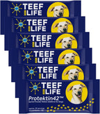 Protektin42 Recambio de Polvo Dental Prebiótico para Perros - 180 dosis (6 sobres)